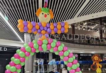 Cyrkowa brama balonowa - Clown.