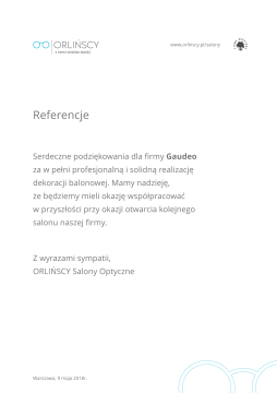 Dobra opinia dla Gaudeo.